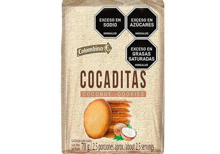 Galleta Colombina Cocaditas 70 Gr