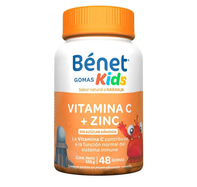 Gomas de Gelatina Benet Kids Vitam Zinc 120