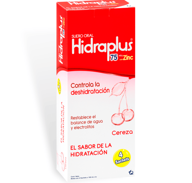 Hidraplus 75 Zinc Cereza Bol 100Ml 4Und