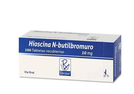Hioscina N-Butil/Bromuro 10Mg 100 Tabletas