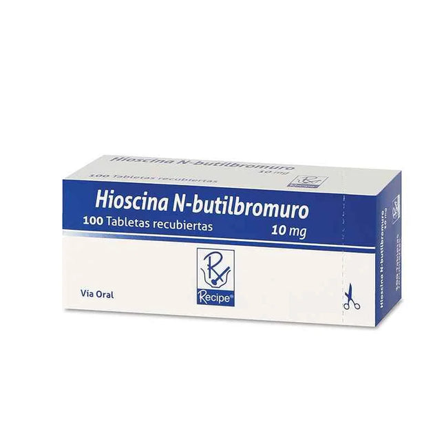 Hioscina N-Butil/Bromuro 10Mg 100 Tabletas