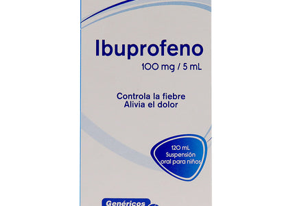 Ibuprofeno 100 Mg/5Ml Susp.120 Ml Coa