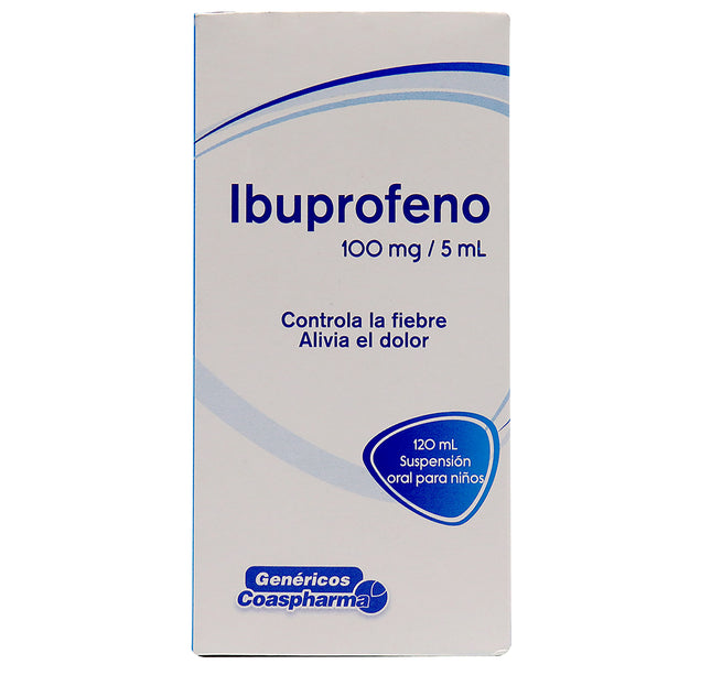 Ibuprofeno 100 Mg/5Ml Susp.120 Ml Coa