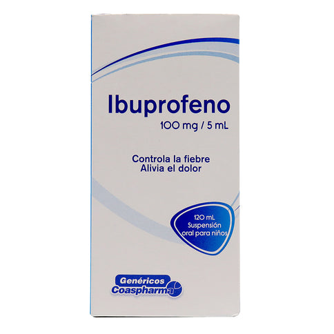 Ibuprofeno 100 Mg/5Ml Susp.120 Ml Coa