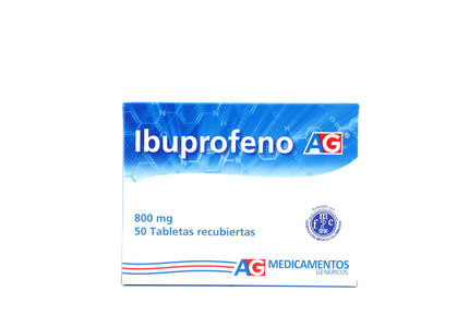 Ibuprofeno 800 Mg 50 Tabletas Ag