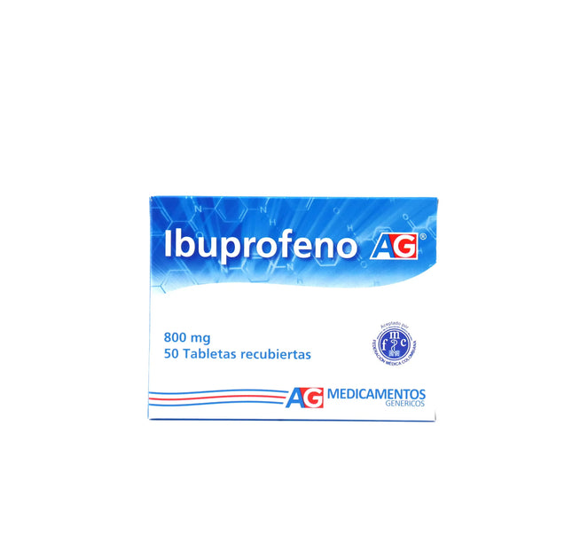 Ibuprofeno 800 Mg 50 Tabletas Ag
