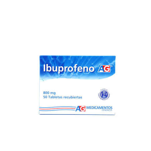 Ibuprofeno 800 Mg 50 Tabletas Ag