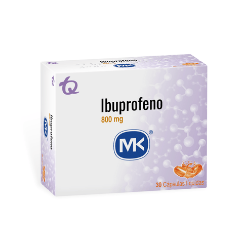 Ibuprofeno 800 Mg 30 Tabletas Mk