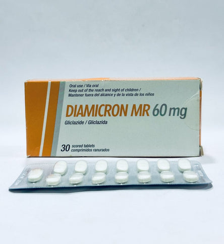 Diamicron Mr 60 Mg 30 Tabletas