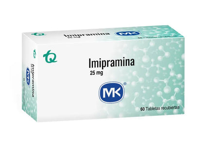 Imipramina 25 Mg 60 Tabletas Mk Pae