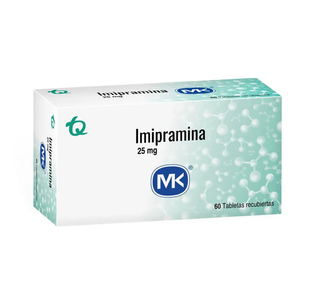 Imipramina 25 Mg 60 Tabletas Mk Pae