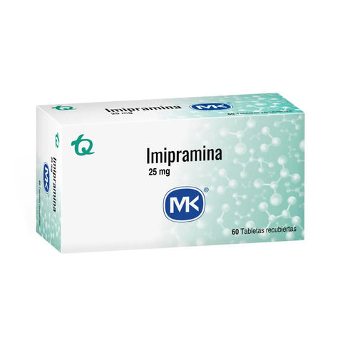 Imipramina 25 Mg 60 Tabletas Mk Pae