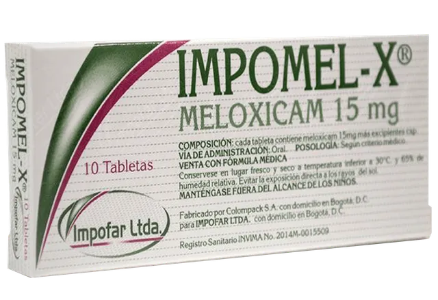 Impomel-X (Meloxicam) 15 Mg 10 Tbs
