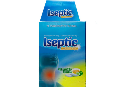 Iseptic Miel Limon Caja 96 Tabletas Coa