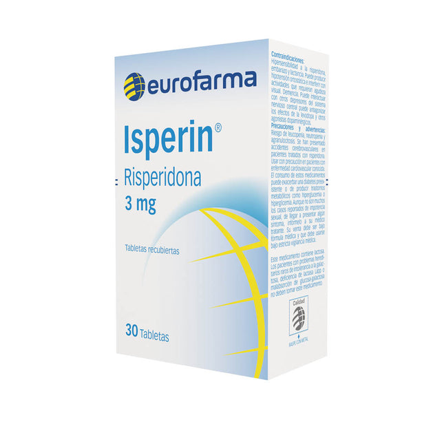 Isperin 3 Mg 30 Tabletas