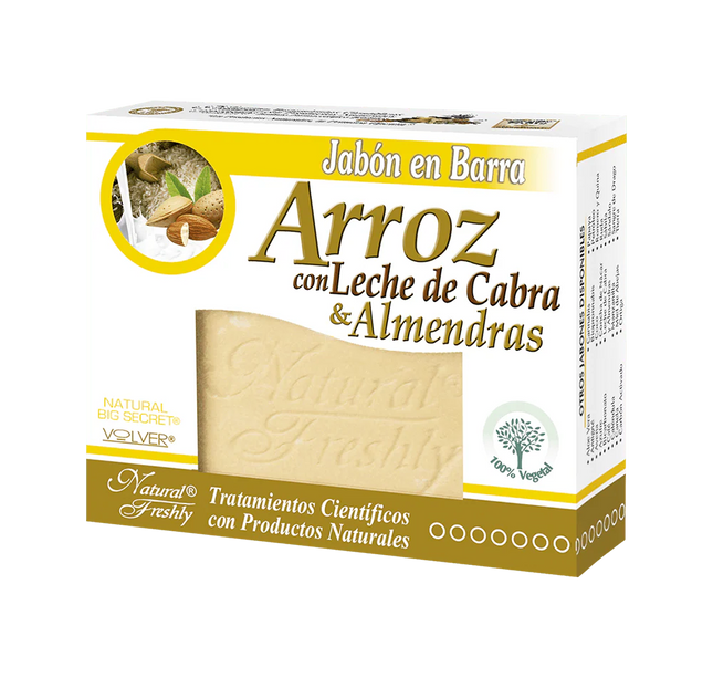 Jabón Arroz Almendra Freshly 90 Gr