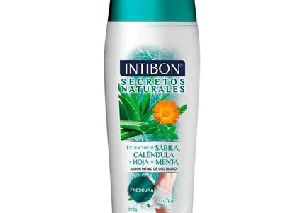 Jabón Intimo Intibon Secretos Naturales Menta 210 G