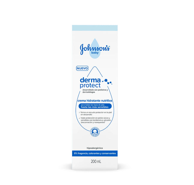 Crema Corporal Baby Johnsons  Derma Protector 200Ml