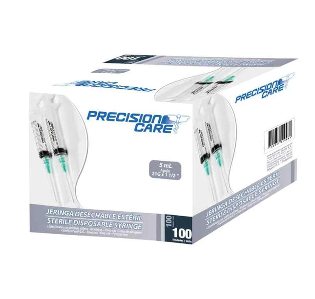Jeringa 3P 5 Ml 21X1.1/2 100 Und Eterna