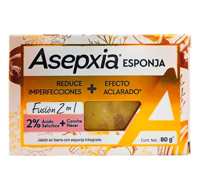 Jabón Asepxia Esponja 80 Gr