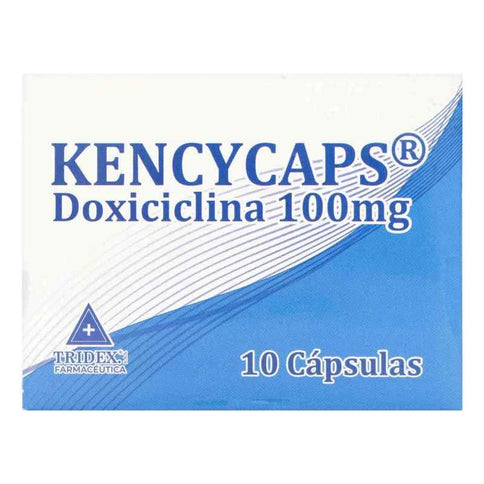 Kencycaps Doxiciclina 100Mg 10 Cap