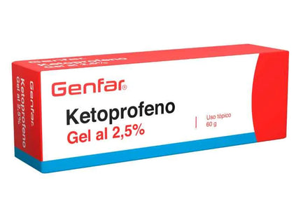 Ketoprofeno Gel 2.5% 60 Gr Gf