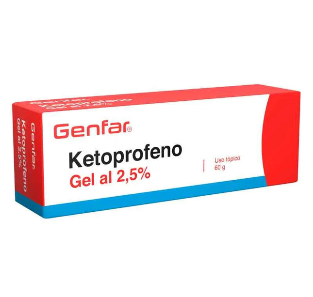 Ketoprofeno Gel 2.5% 60 Gr Gf