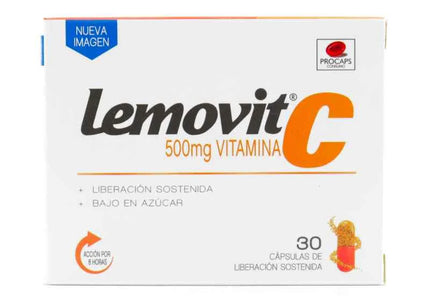 Lemovit C 500 Mg 30 Cap.Lib.Sostenida