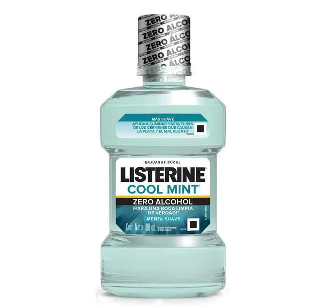Listerine Cool Mint Zero Sin Alcohol 180 Ml