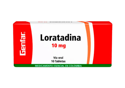 Loratadina 10 Mg 10 Tabletas Gf