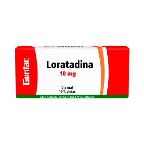 Loratadina 10 Mg 10 Tabletas Gf