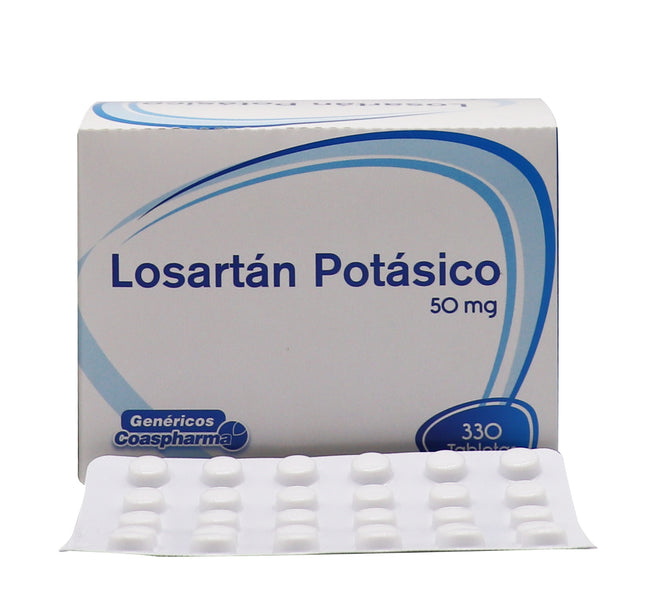Losartan Potasico 50 Mg 330 Tbs Coa