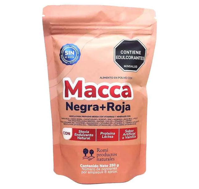 Maca Roja Y Negra 250 Grs