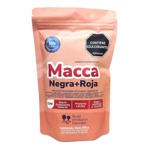 Maca Roja Y Negra 250 Grs