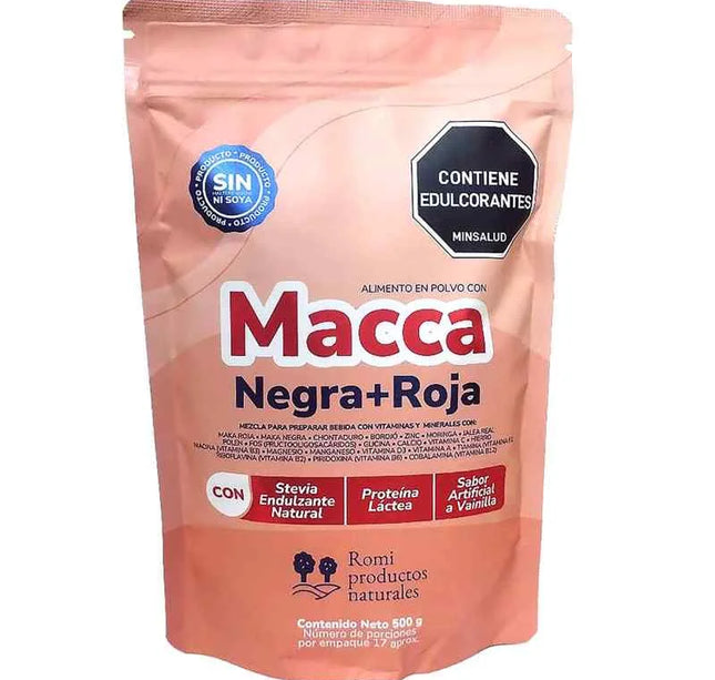 Maca Roja Y Negra 500 Grs