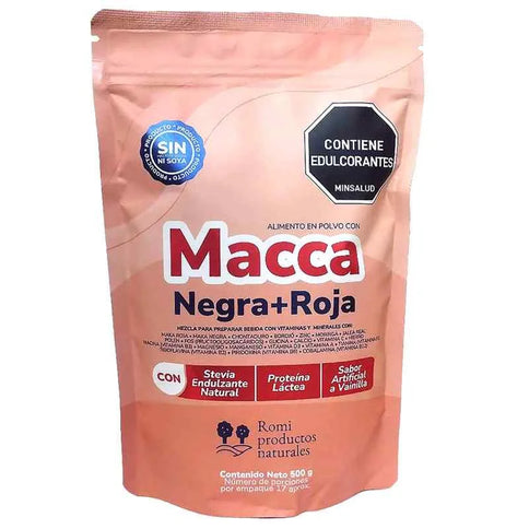 Maca Roja Y Negra 500 Grs