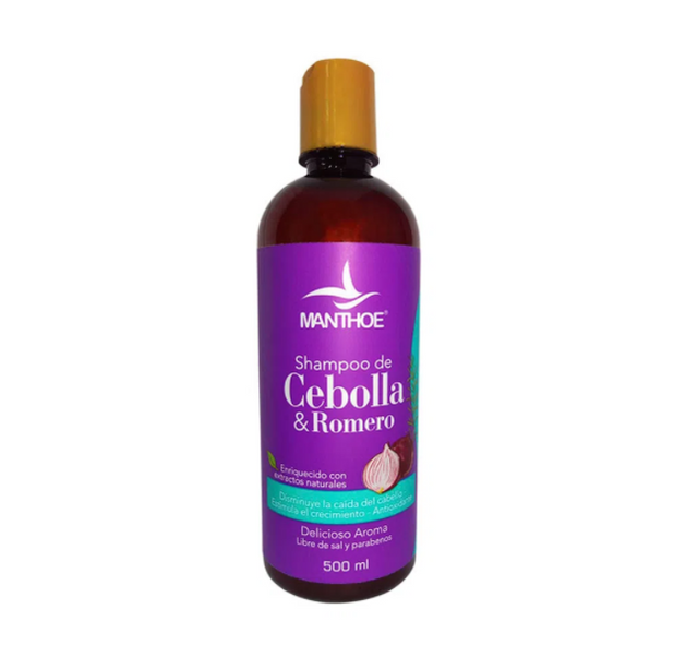 Champoo Manthoe Cebolla Y Romero 500 Ml