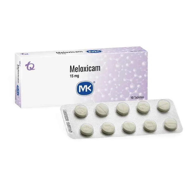 Meloxicam 15 Mg 10 Tabletas Mk