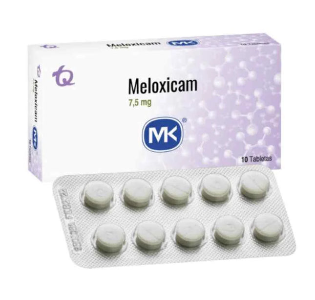 Meloxicam 7 5 Mg 10 Tabletas Mk