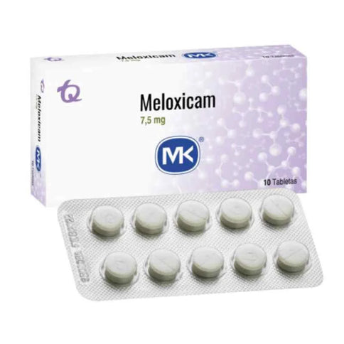 Meloxicam 7 5 Mg 10 Tabletas Mk