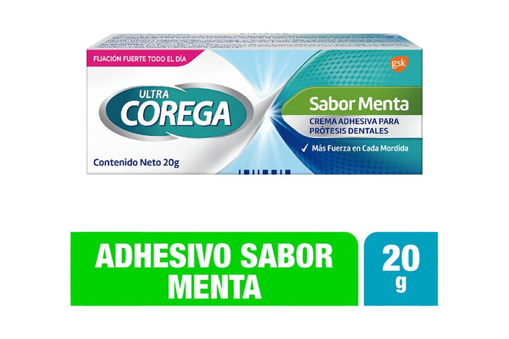 Crema Corega 3D Ultra Menta 20 Gr