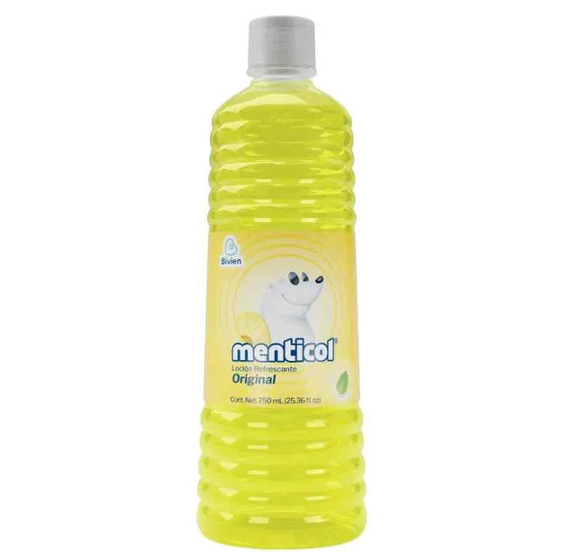 Loción Refrescante Menticol Original Amarillo 750 Ml