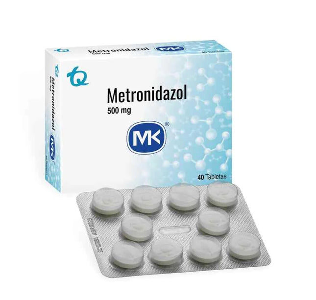 Metronidazol 500 Mg 40 Tabletas Mk