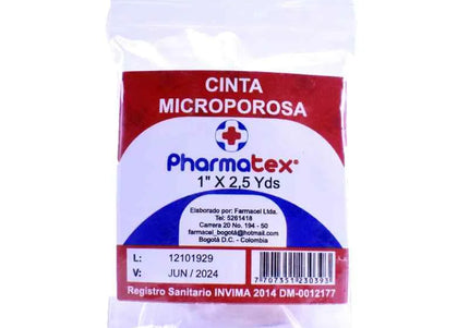 Micropore Pharmatex Piel 1 X 2.5 Yardas