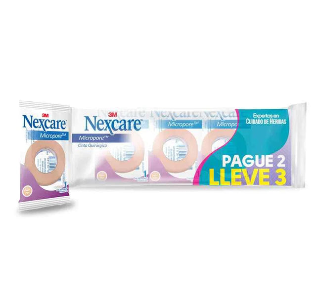 Micropore Piel 1Pul (24X3) Pague 2 Pak Lleve 3Pak