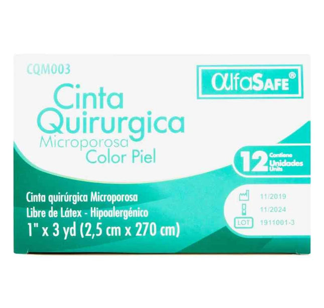 Microporoso Alfa Piel 1X3 Y.12 Unds