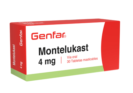 Montelukast 4 Mg 30Tabletas Gf