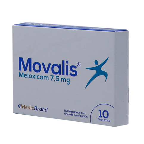 Movalis 7.5 Mg 10 Tabs Coa