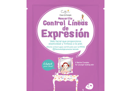 Mascarilla Cettua Control Líneas Expresión 1 Und
