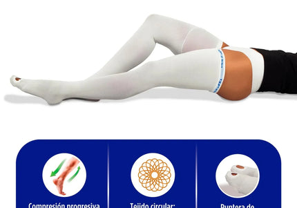 Antiemb Muslo Novarix 18-22Mmhg Blan T.L